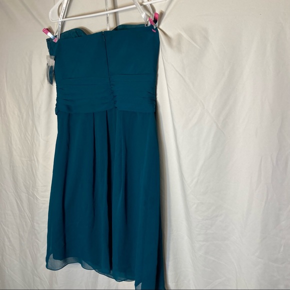 David’s Bridal Bridesmaid Strapless Dress Size 8 Gem Color - Picture 14 of 14